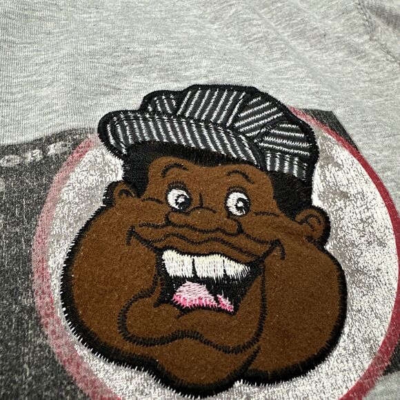 Vintage Platinum Fubu T Shirt Mens Large Gray Fat Albert The Junkyard Express - Picture 6 of 10